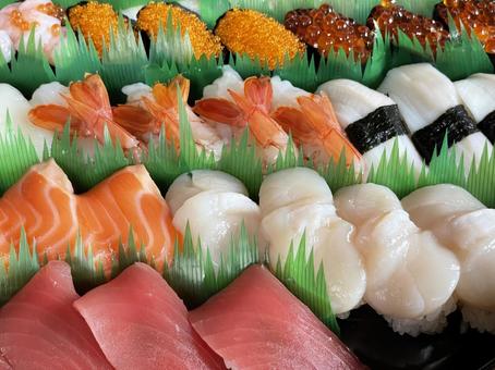 お寿司盛り合わせ 寿司,握り寿司,にぎりの写真素材