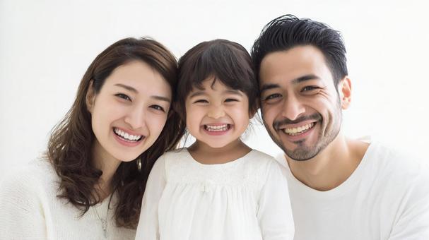 国際結婚した家族 国際結婚した家族の写真