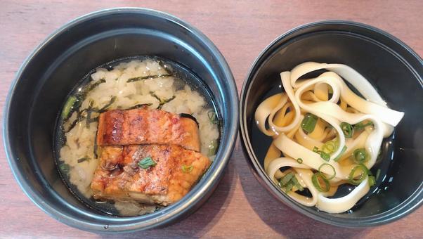 うなぎ茶漬け きしめん 名古屋グルメ うなぎ茶漬け きしめん 名古屋グルメの写真