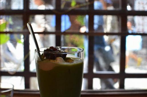 抹茶ラテ カフェ 抹茶ラテ カフェの写真