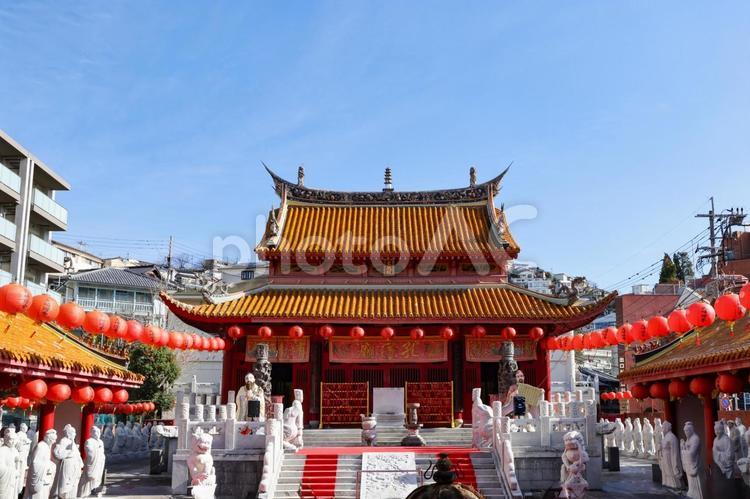 長崎孔子廟　大成殿 孔子廟,廟,霊廟の写真素材