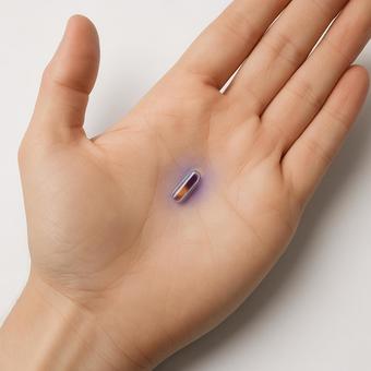 皮膚下のマイクロチップの写真