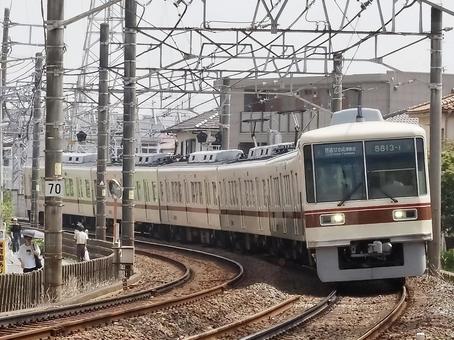 Photo, matsudo line, keisei matsudo line, model 8800, 