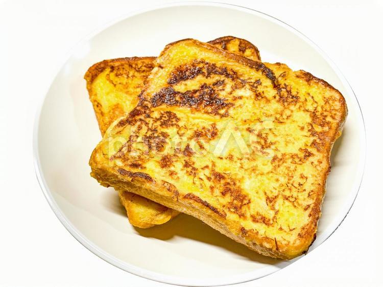 フレンチトースト（切り抜き済みPSD） フレンチトースト,トースト,パンの写真素材