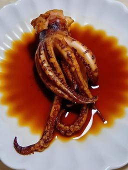 イカゲソ焼き イカゲソ焼き,料理,食べ物の写真素材