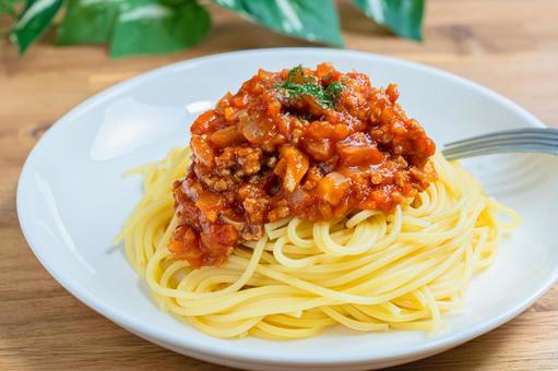 ミートソースパスタ ミートソースパスタ ボロネーゼ,ミートソースパスタ,スパゲッティの写真素材