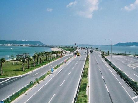 沖縄の海中道路3 沖縄の海中道路3 海中道路,海,沖縄の写真素材