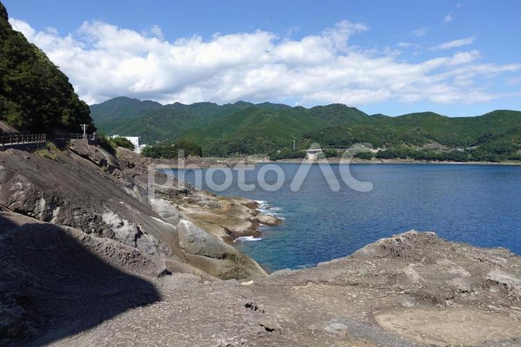【和歌山】鬼ヶ城の風景 鬼ヶ城,熊野市,岩の写真素材