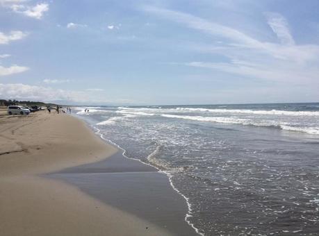 渚ドライブウェイ 渚ドライブウェイ 海,砂浜,海辺の写真素材