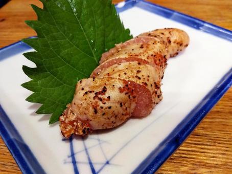 炙り明太子5 美味しい,メンタイ,明太子の写真素材