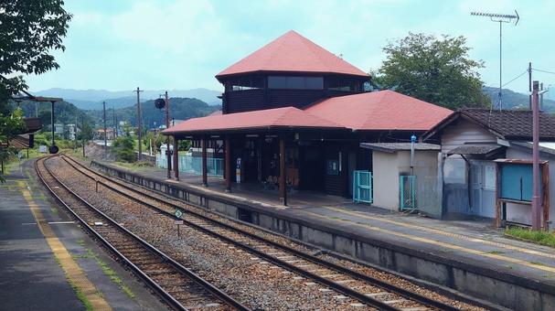 JR八高線 明覚駅 埼玉県ときがわ町 JR八高線 明覚駅 埼玉県ときがわ町 明覚駅,八高線,jrの写真素材
