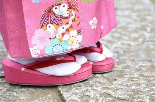 着物　女の子の写真