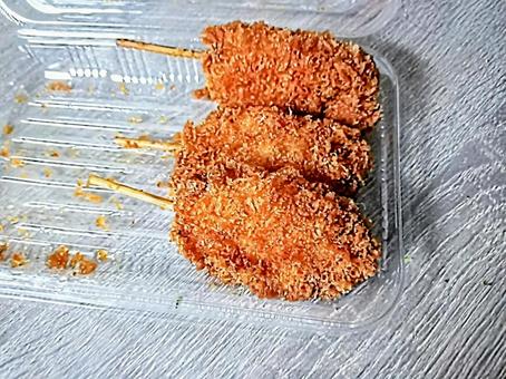 Photo, kushikatsu, pork, fried food, 