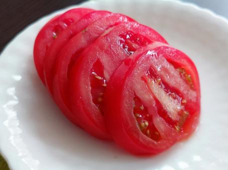 夏の日の冷やしトマト 夏の日の冷やしトマト トマト,野菜,冷やしトマトの写真素材