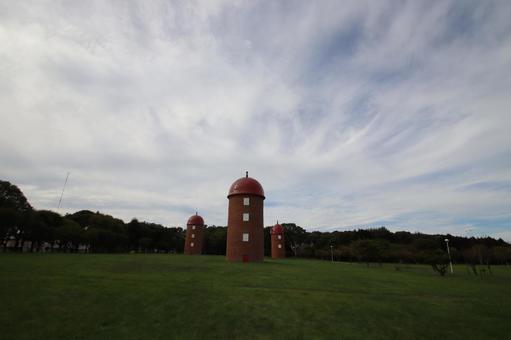 明治公園のサイロ 明治公園のサイロ 北海道,根室市,明治公園の写真素材