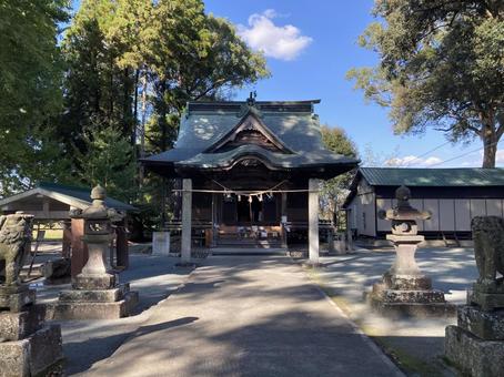 溝口竈門神社・境内 竈門神社,福岡県筑後市,鬼滅の刃の写真素材