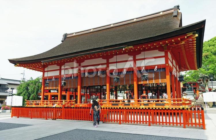 京都　伏見稲荷大社　外拝殿 京都,伏見稲荷大社,外拝殿の写真素材
