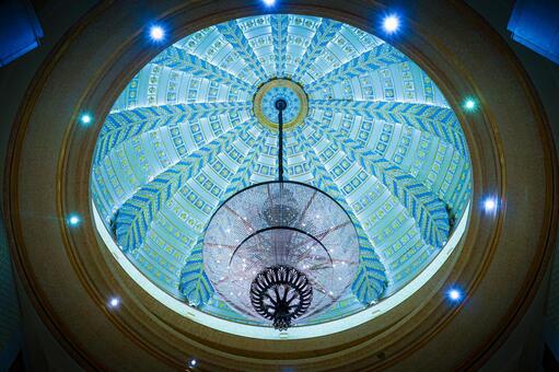 豪華なシャンデリア天井 シャンデリア,天井,装飾の写真素材