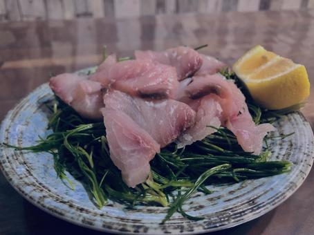 ヒラマサ,刺身, ヒラマサ,刺身,の写真
