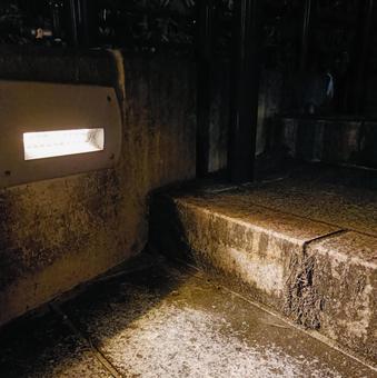 階段 背景,素材,怖いの写真素材