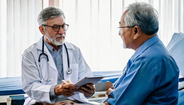 Medical image doctor, a doctor, doctor, patient, JPG