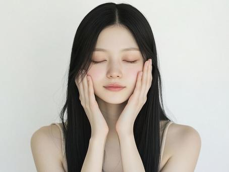 女性 スキンケアイメージ※AI生成の写真