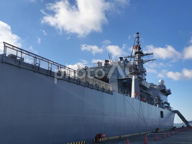 掃海母艦　うらが うらが,掃海母艦,海上自衛隊の写真素材