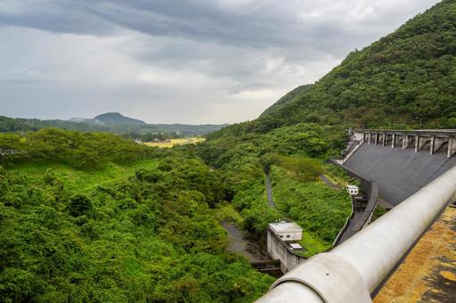 南川ダムの風景(22) 南川ダムの風景(22) ダム,南川ダム,七ツ森湖畔公園の写真素材