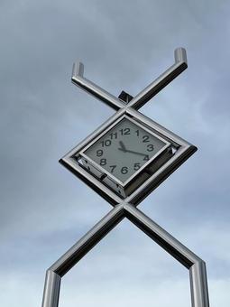 屋外の時計 時計,時刻,屋外の写真素材