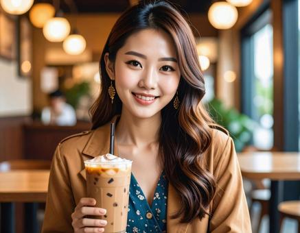 昭和レトロ・アンティーク喫茶でアイス珈琲 昭和レトロ・アンティーク喫茶でアイス珈琲の写真