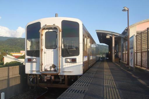 土佐くろしお鉄道、奈半利駅、ホーム 土佐くろしお鉄道、奈半利駅、ホームの写真