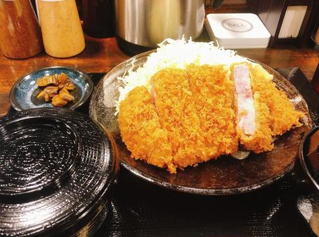 日本、埼玉のトンカツ定職 日本、埼玉のトンカツ定職 日本,東京,肉料理の写真素材