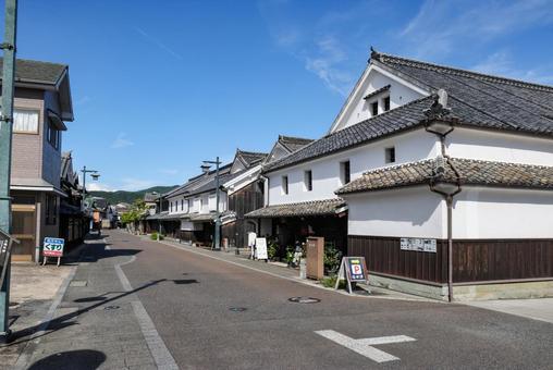 旧長崎街道 塩田宿の街並み 旧長崎街道 塩田宿の街並み 塩田,旧長崎街道,街並みの写真素材