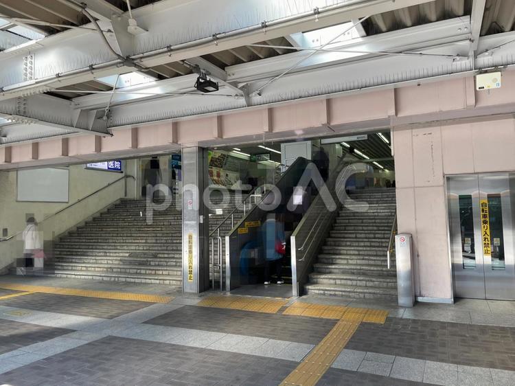 総武線　小岩駅　南口 総武線,小岩駅,駅の写真素材