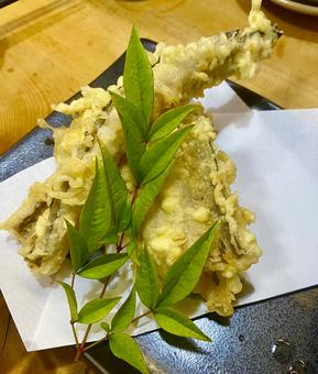 高級店穴子の天ぷら 高級店穴子の天ぷら 穴子,天ぷら,高級店の写真素材