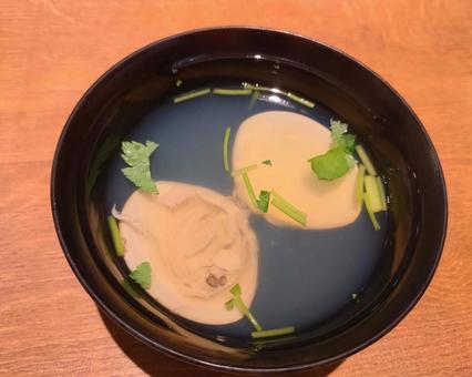 蛤のお吸い物 蛤のお吸い物 蛤のお吸い物,お吸い物,はまぐりのお吸い物の写真素材