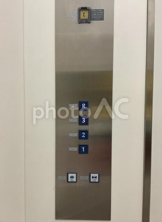 エレベーターのボタン エレベーター,ボタン,移動の写真素材