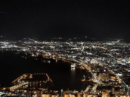 函館山の夜景 函館山の夜景の写真
