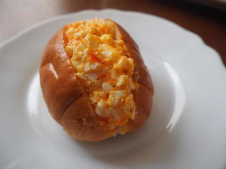 たまごサンド たまごサンド たまごサンド,ランチ,ロールパンの写真素材