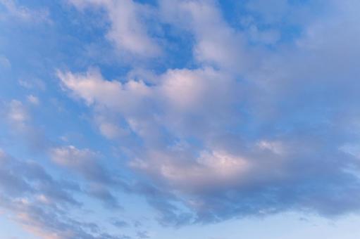 朝焼けの雲 朝焼けの雲の写真