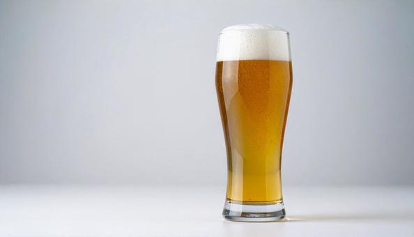生ビール、コピースペース 生ビール、コピースペースの写真