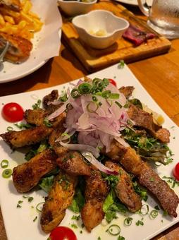 東京、イタリア料理店のポークスペアリブ 東京、イタリア料理店のポークスペアリブ 東京,イタリア料理,イタリアンの写真素材