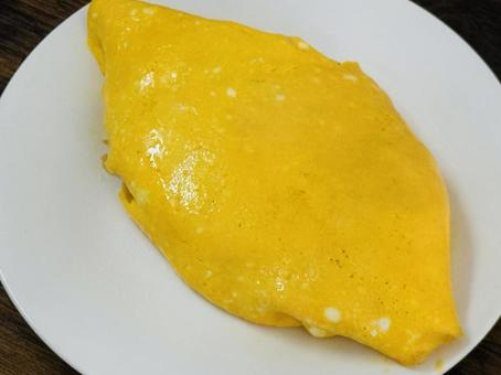 Photo, omelette rice, lunch, delicious, 