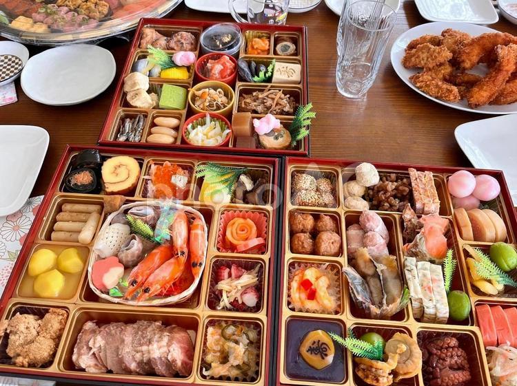 お正月のおせち料理 おせち,料理,お正月の写真素材