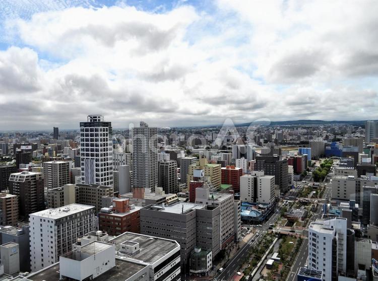 さっぽろテレビ塔からの景色 さっぽろテレビ塔,展望台,北海道の写真素材