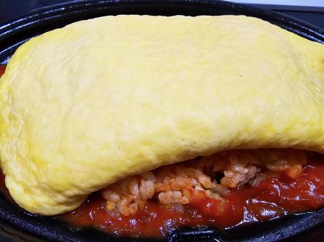 美味しそうなオムライス 美味しそうなオムライスの写真