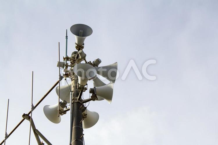 行政防災無線29 防災,地震,田原の写真素材