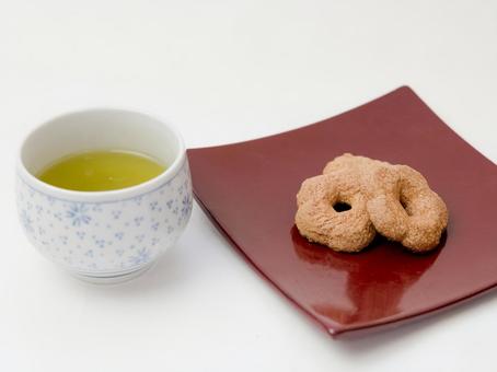 そば菓子 そば菓子 そばボウロ,そば,お菓子の写真素材