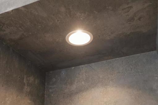 シンプルな埋め込み式ライト　インテリア 埋め込み式,ライト,埋め込みの写真素材