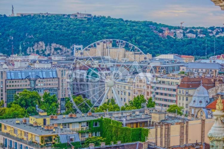 ハンガリー・ブダペストの街並み ハンガリー,ブダペスト,東欧の写真素材